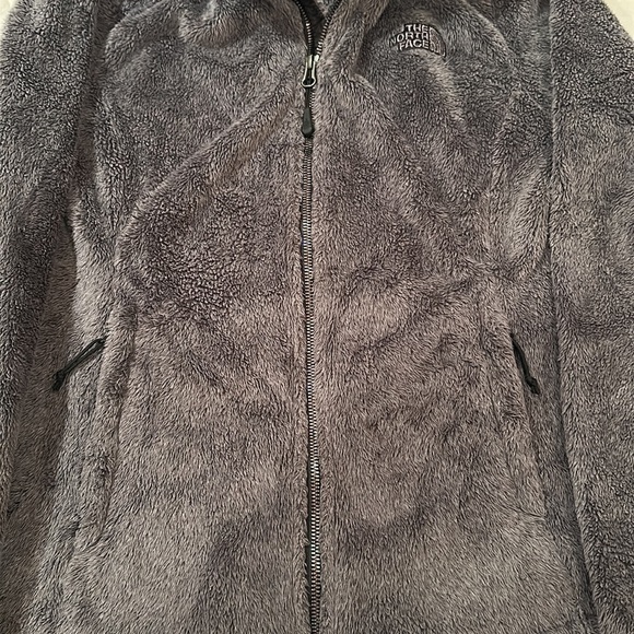 The North Face Women’s Osito Faux Fur Mock Neck Jacket Charcoal Gray Size Small - Picture 8 of 16